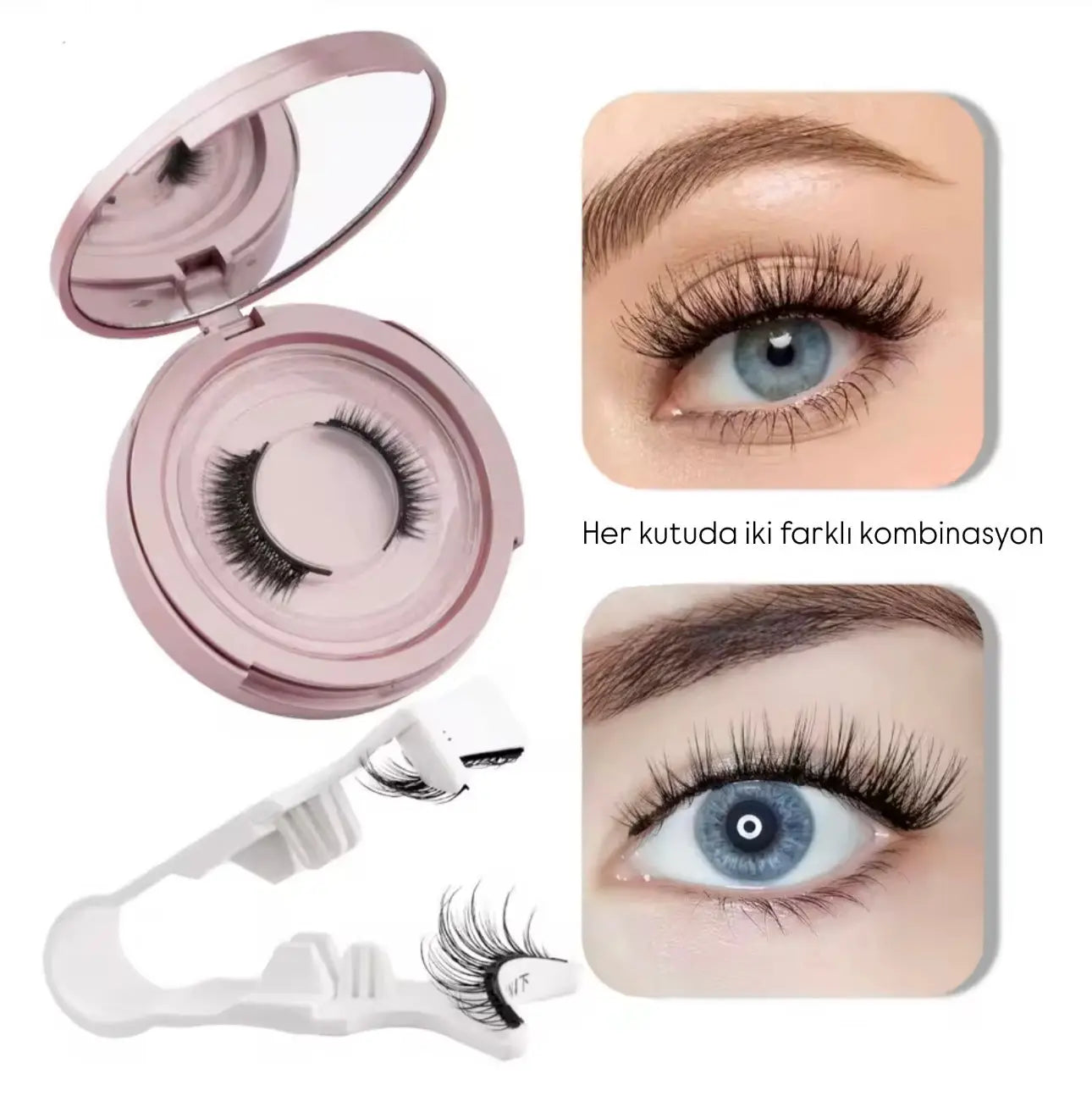 FIRSAT! DoDa Beauty İkili Kirpik Seti DoDa Beauty