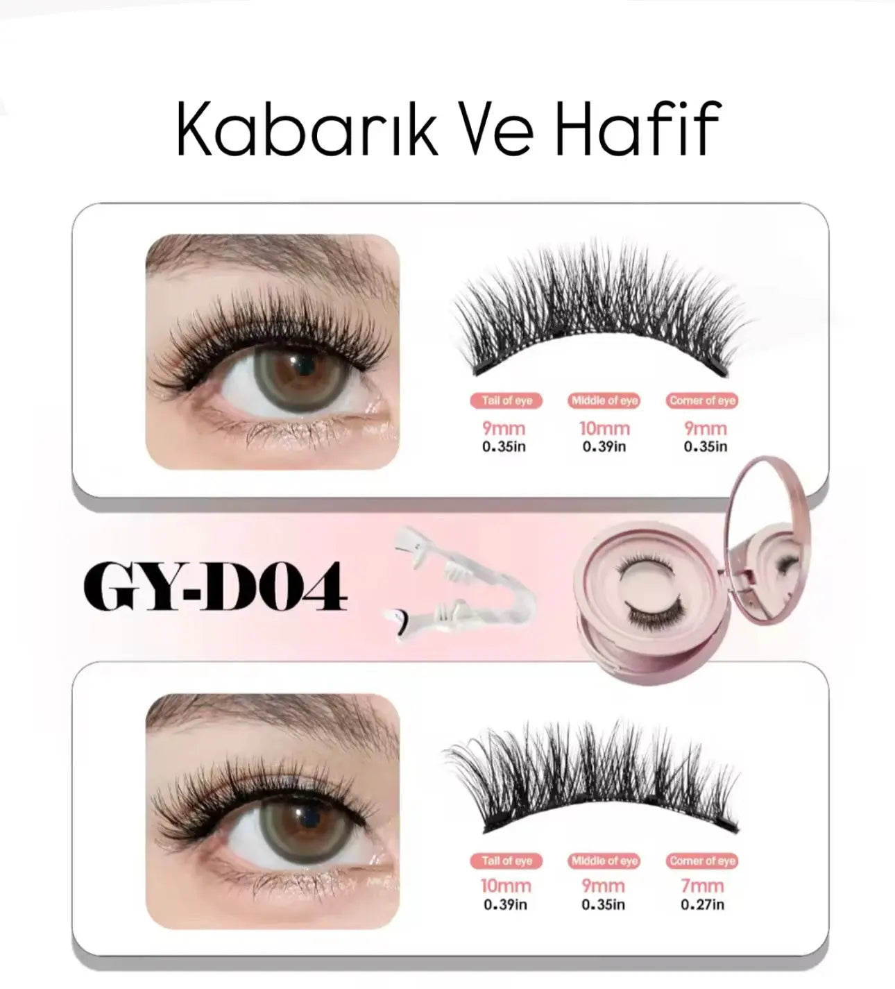 FIRSAT! DoDa Beauty İkili Kirpik Seti DoDa Beauty