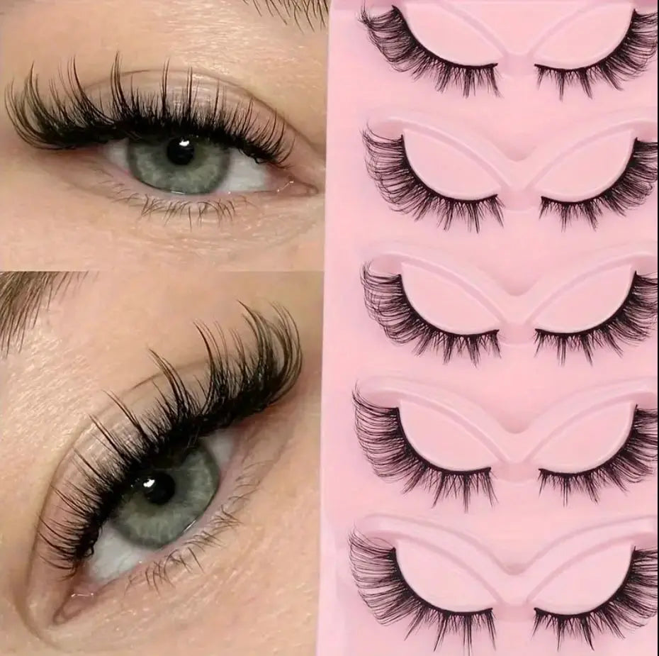 5'Li Cat Eye Kirpik Seti DoDa Beauty